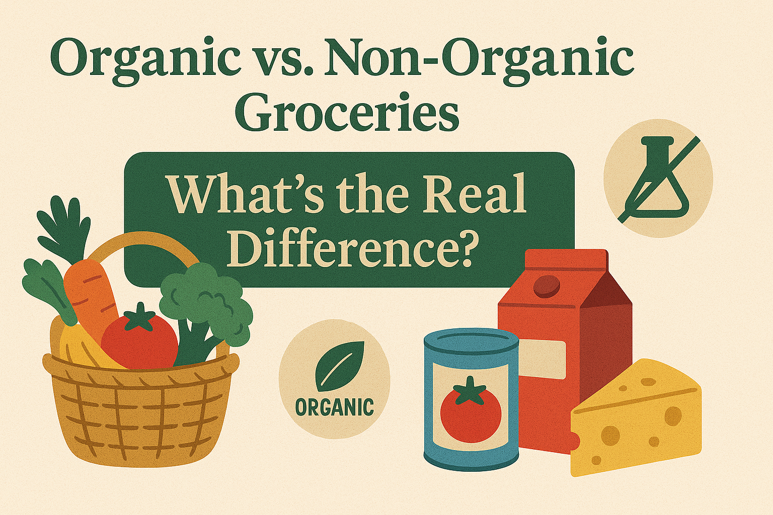 Organic vs. Non-Organic Groceries: What’s the Real Difference in 2025?